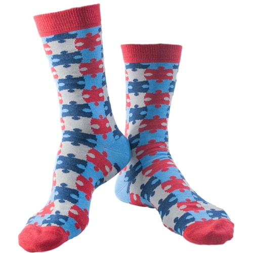 Doris & Dude Jigsaw Socks