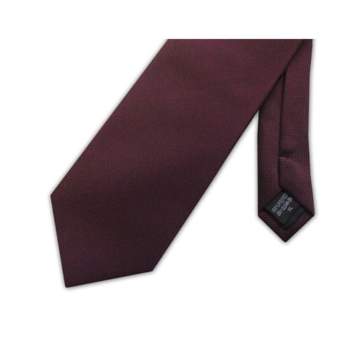 Knightsbridge Extra Long Micro Grid Tie Burgundy DO NOT USE