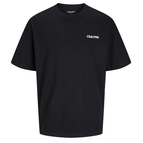 Jack & Jones O Neck Graphic T-Shirt Black