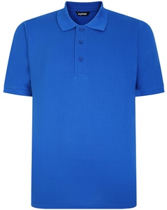 Bigdude Plain Polo Shirt Royal Blue
