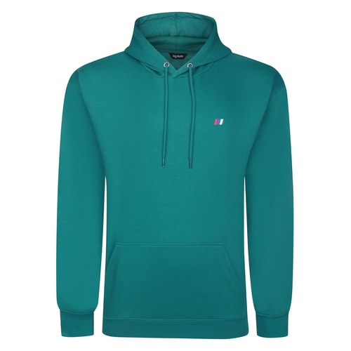 Bigdude Plain Hoody With Logo Teal