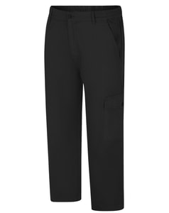 Bigdude Elasticated Waist Cargo Trousers Black Tall