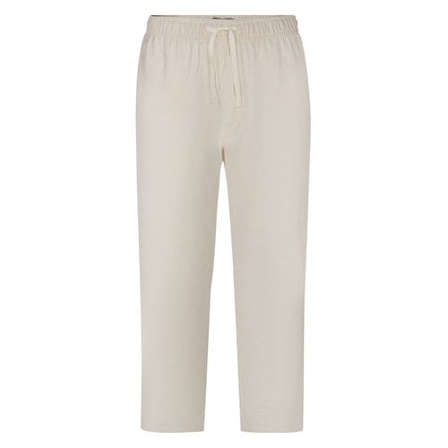 Bigdude Linen Mix Trousers Cream