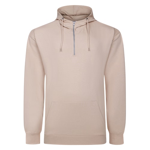 Bigdude Lightweight Half Zip Hoody Sand