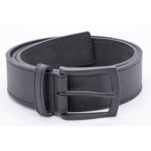 D555 Ozzy Buckled Belt Matt Black 