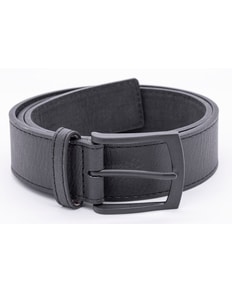 D555 Ozzy Buckled Belt Matt Black 