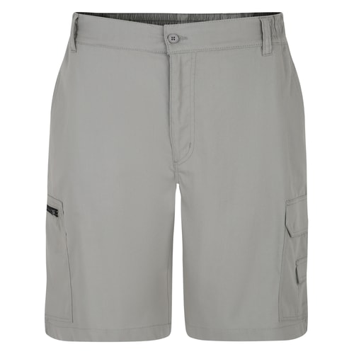Bigdude Light Weight Elasticated Waist Cargo Shorts Grey