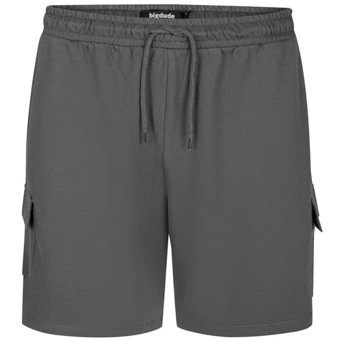 Bigdude Cargo Loopback Shorts Charcoal
