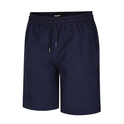 Bigdude Elasticated Waist Shorts Navy