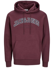Jack & Jones Varsity Sweat Hoody Vineyard Wine