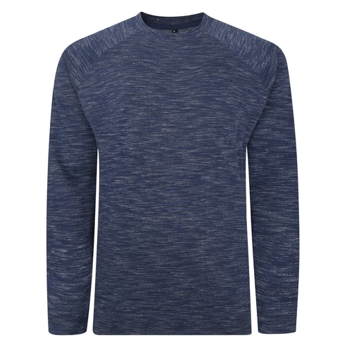 Bigdude Vintage Marl Jumper Navy