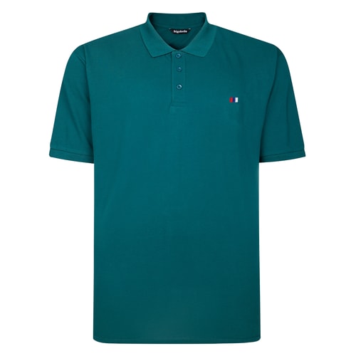 Bigdude Embroidered Logo Polo Shirt Green