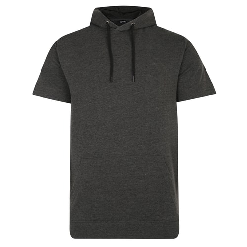 Bigdude Short Sleeve Hoody Charcoal Tall