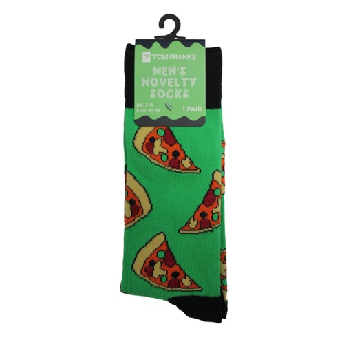 Tom Franks Novelty Design Socks Pizza