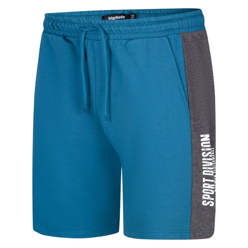 Bigdude Sport Division Loopback Jogger Shorts Petrol