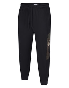 Bigdude Camo Side Panel Joggers Black/Khaki Camo