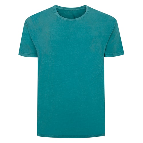 Bigdude Acid Wash T-Shirt Teal