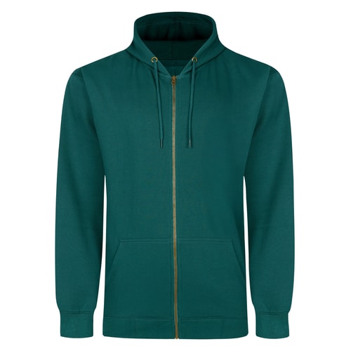 Bigdude Original Full Zip Hoody Green Tall