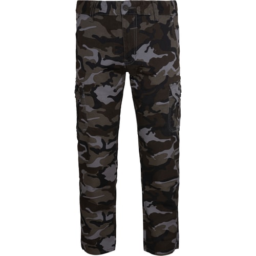 Bigdude Camo Cargo Trousers Grey
