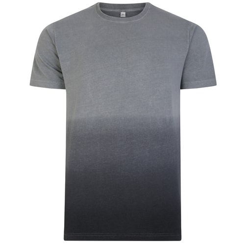 Bigdude Ombre T-Shirt Charcoal Tall