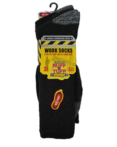 Big Foot Ruff And Tuff Work Socks Multi
