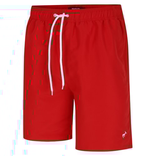 Bigdude Plain Swim Shorts Red