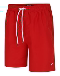 Bigdude Plain Swim Shorts Red