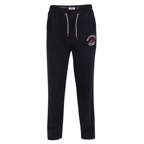 D555 Embroidery and Print Joggers Navy