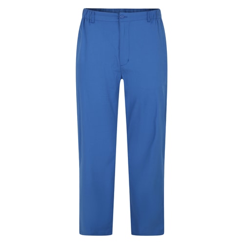 Bigdude Elasticated Waist Chino Trousers Deep Blue
