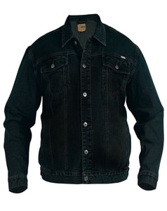 Duke Black Western Style Trucker Denim Jacket