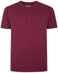 Bigdude Grandad T-Shirt Burgundy Tall