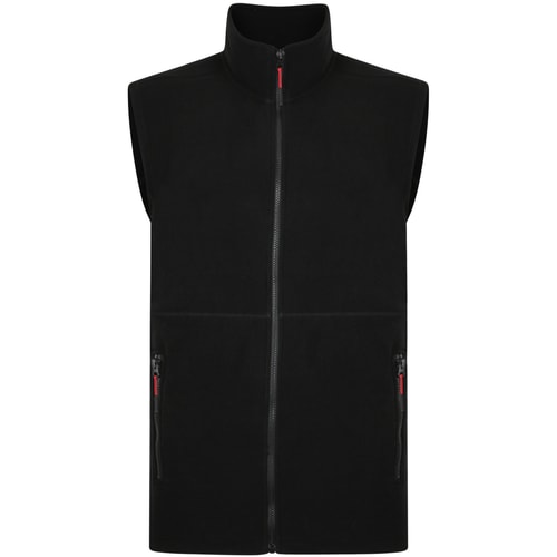 Bigdude Fleece Gilet Black