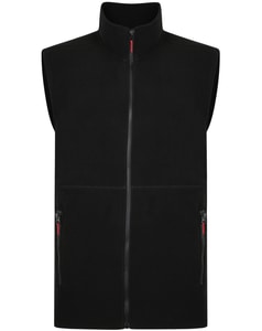Bigdude Fleece Gilet Black