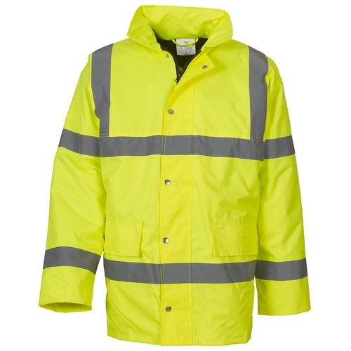 Hi-Vis Classic Motorway Jacket Yellow
