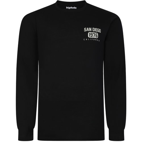 Bigdude San Diego Long Sleeve T-Shirt Black