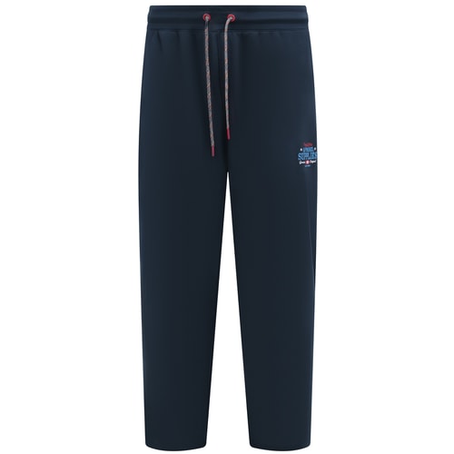 D555 Bridgend Open Hem Joggers Navy