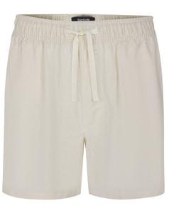 Bigdude Linen Mix Shorts Cream