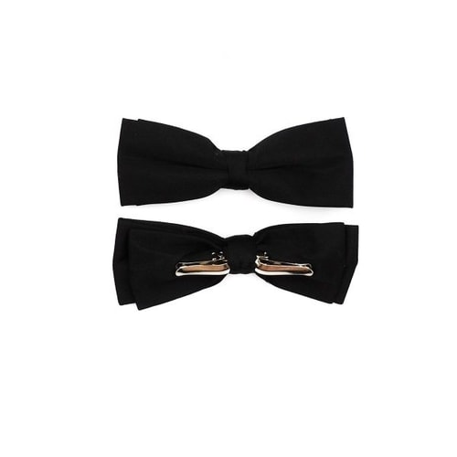 Knightsbridge Clip On Bow Tie Black