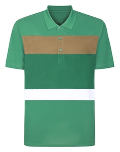 Bigdude Cut And Sew Polo Green