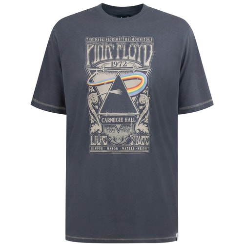 D555 Hanley Official pink Floyd Crew Neck T-Shirt Dark Grey