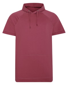 Bigdude Raglan Open Edge Hoody Mauve