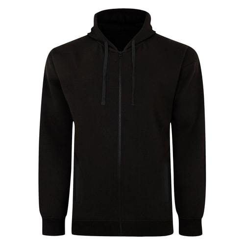 Bigdude Extra Heavy Full Zip Hoody Black