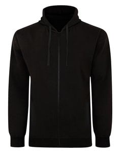 Bigdude Extra Heavy Full Zip Hoody Black