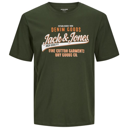 Jack & Jones Denim Goods Print T-Shirt Kombu Green