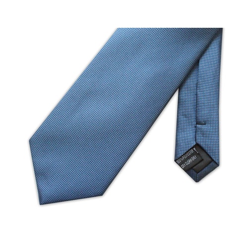 Knightsbridge Extra Long Micro Grid Tie Blue DO NOT USE