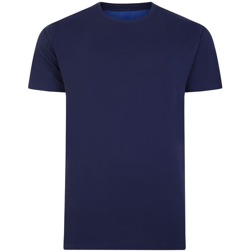 Bigdude Plain Pyjama T-Shirt Navy