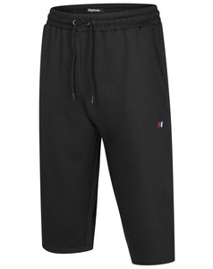 Bigdude 3/4 Length Joggers With Logo Black