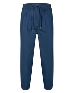 Bigdude Elasticated Waist Cuffed Chinos Navy