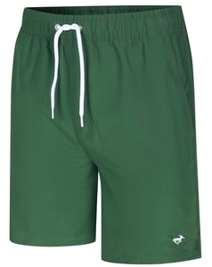 Bigdude Plain Swim Shorts Dark Green