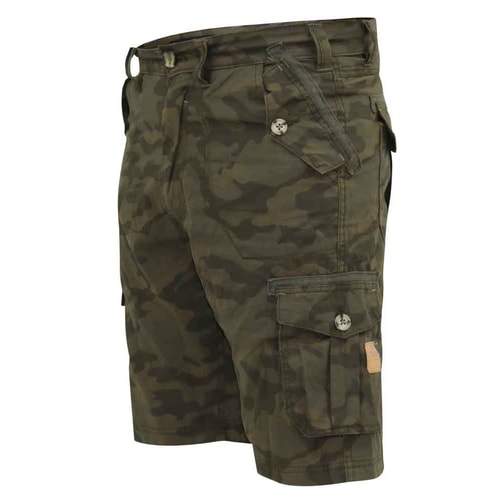 D555 Woodbridge Cotton Cargo Shorts Camo 